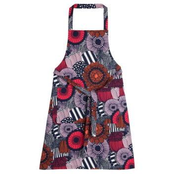 Fartuszek kuchenny 84x85 PIENI SIIRTOLAPUUTARHA Apron Red