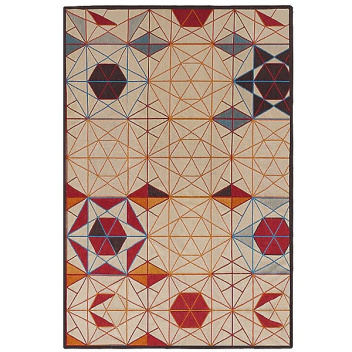 Kilim wełniany 150x225 HEXA Kilim Wool Rectangular