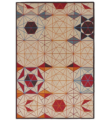 Kilim wełniany 150x225 HEXA Kilim Wool Rectangular