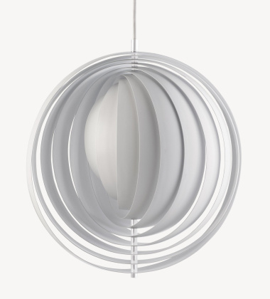 Lampa wisząca MOON 44,5 cm Biała