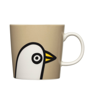 Kubek z porcelany 300 ml BIRDIE Oiva Toikka Mug Linen