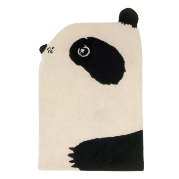 Wełniany dywan dziecięcy 100x70 PANDA WOOL CARPET