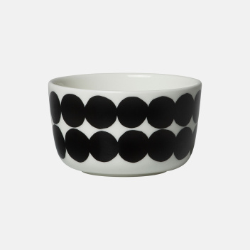 Miseczka z porcelany 250 ml SIIRTOLAPUUTARHA Bowl Black-White