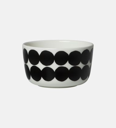 Miseczka z porcelany 250 ml SIIRTOLAPUUTARHA Bowl Black-White