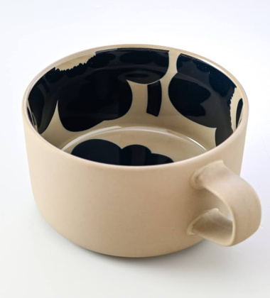 Filiżanka z porcelany z uchem 250 ml UNIKKO Tea Cup Terra-DarkBlue