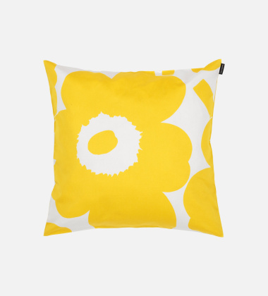 Poszewka na poduszkę 50x50 ISO UNIKKO Cushion Cover White-Spring Yellow