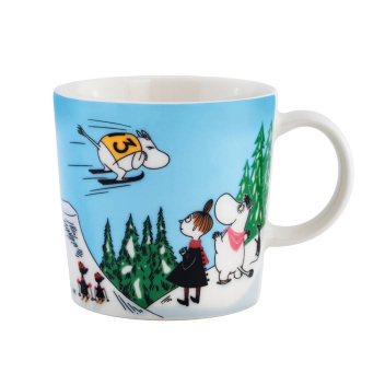 Kubek muminki 300 ml MOOMIN Mug - Ski Jumping Winter 2024