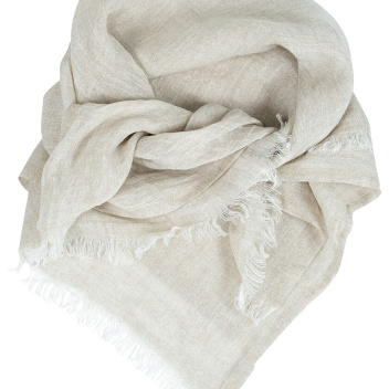 Lniany szal-chusta 70x70 HALI Scarf Lniany