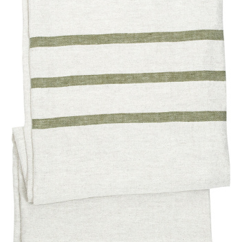 Ręcznik kąpielowy lniany 95x180 USVA Bath Towel Lniano-Oliwkowy