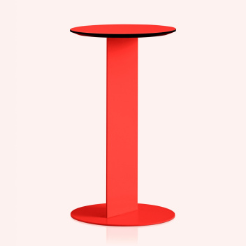 Stolik kawowy 30xh55 PLOID SIDE Table Indoor-Outdoor Red