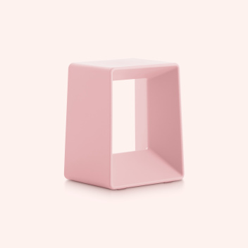 Stołek z tworzywa 32x26xh40 AIR LOW Stool Indoor-Outdoor Pink