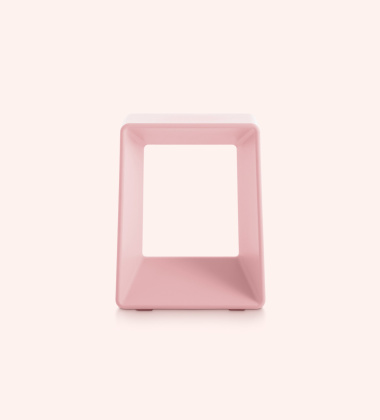 Stołek z tworzywa 32x26xh40 AIR LOW Stool Indoor-Outdoor Pink