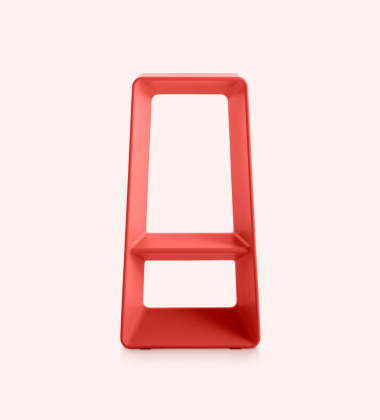 Stołek wysoki 40x30xh77 AIR HIGH Stool Indoor-Outdoor Red