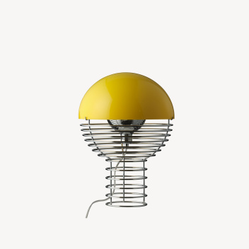 Lampa stołowa 30 cm WIRE SMALL Table Lamp - Yellow