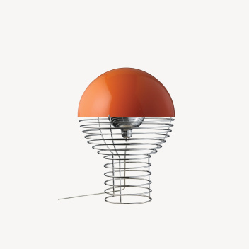 Lampa stołowa 30 cm WIRE SMALL Table Lamp - Orange