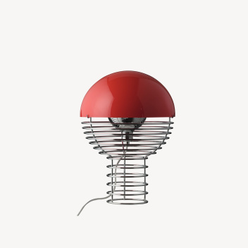 Lampa stołowa 30 cm WIRE SMALL Table Lamp - Red