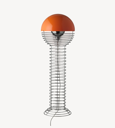 Lampa podłogowa 40xh120 WIRE FLOOR Lamp - Orange