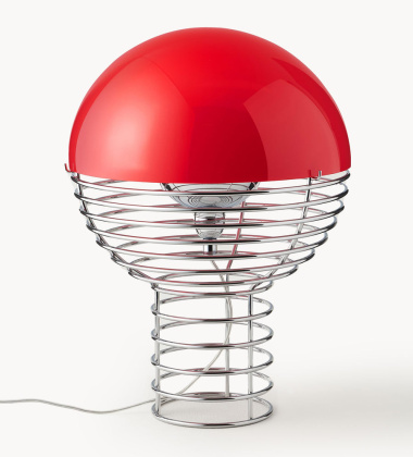 Lampa stołowa 30 cm WIRE SMALL Table Lamp - Red