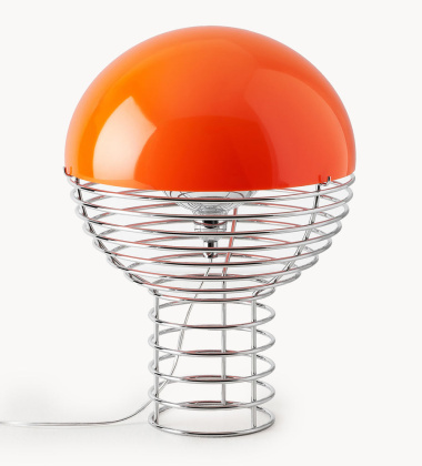 Lampa stołowa 30 cm WIRE SMALL Table Lamp - Orange