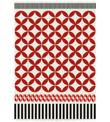 Kilim wełniany 170x240 CATANIA Kilim Wool Red