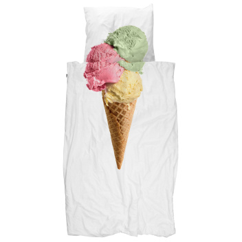 Pościel bawełniana z lodem 140x200 ICE CREAM Duvet Cover