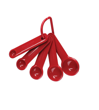 Miarki kuchenne SPOONS Set 5 by Kitchen Aid - Empire Red