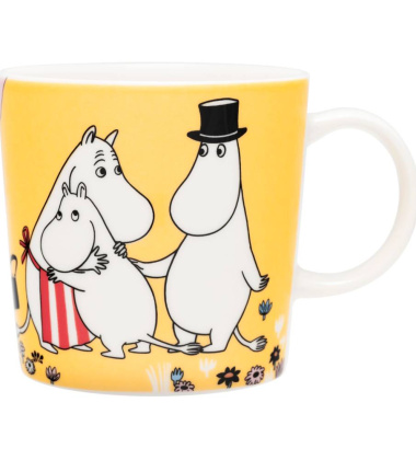 Kubek z porcelany muminki 300 ml MOOMIN FAMILY TIME 80TH Anniversary Mug