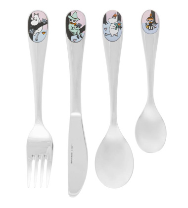 Sztućce dziecięce muminki MOOMIN FRIENDS FOREVER 80th Anniversary Children's Cutlery Set4