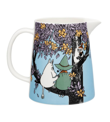 Dzbanek z porcelany muminki 1L MOOMIN FRIENDS FOREVER 80th Anniversary Pitcher