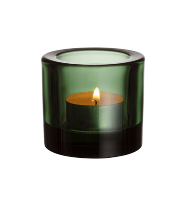 Świecznik szklany 60 mm KIVI VOTIVE Pine Green